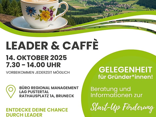 Komm vorbei zu LEADER & CAFFÈ!